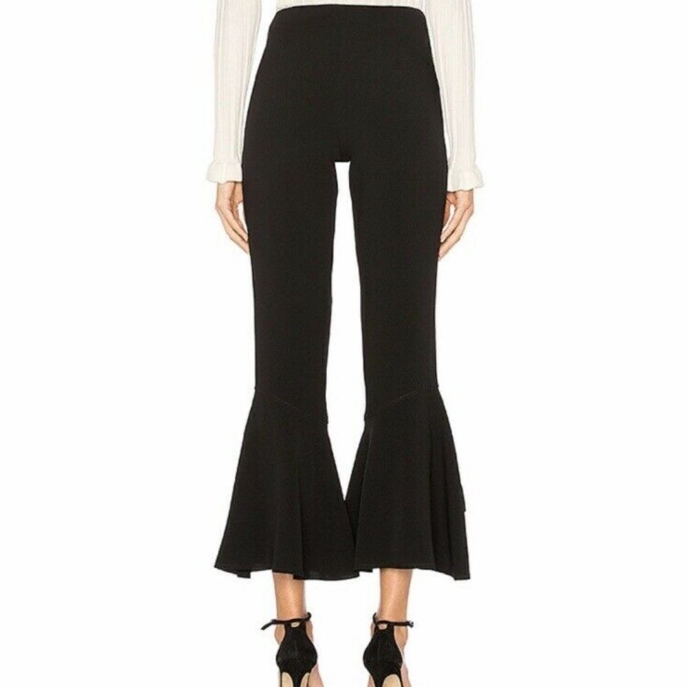 SOLD. Cinq a Sept Benton Flare Hem Pants NWT 10 - Picture 3 of 5